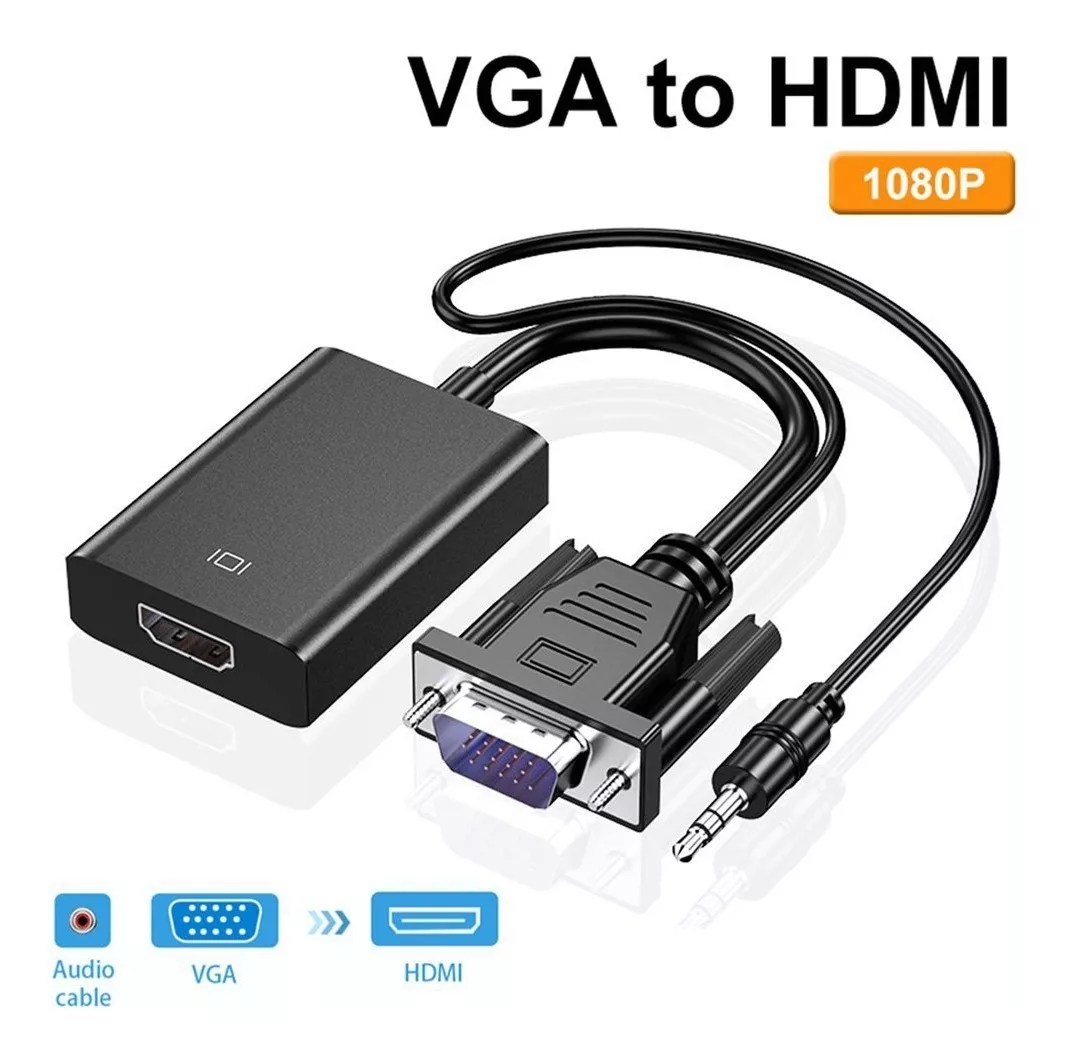 Tercera imagen para búsqueda de convertidor vga a hdmi