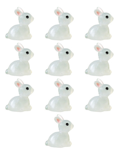 Adorno De Conejitos Luminosos, Esculturas De Jardín,