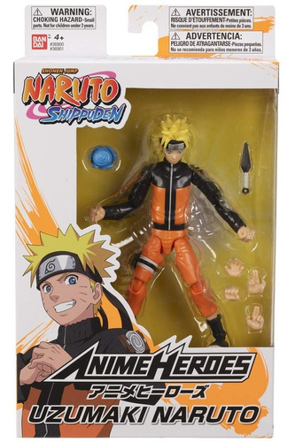 Naruto Shippuden Uzumaki Naruto Figura Bandai 36901