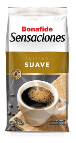 Café Bonafide Sensaciones Torrado Suave 500g.