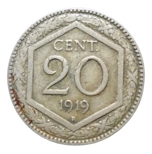 Italia 20 Centesimi 1919  Rt2#2