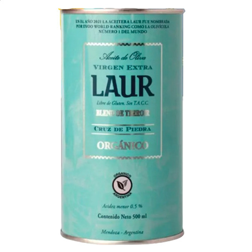 Aceite De Oliva Organico Extra Virgen Cruz De Piedra-500cc