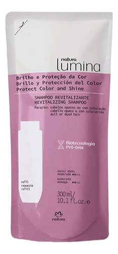 Repuesto Shampo/ Acond Revit Brill/ Prot Color Lumina Natura