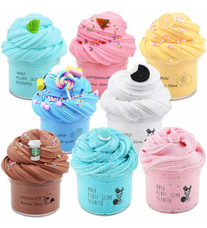 Carame Ksl Con Menta Sandía Kit De Slime Juego De 8 De Carame Ksl Con Menta Sandía Kit De Slime Juego De 8 De