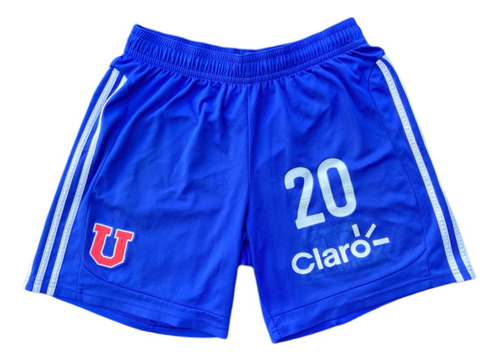 Utilería! Short U De Chile, #20, adidas, Año 2010, Talla L