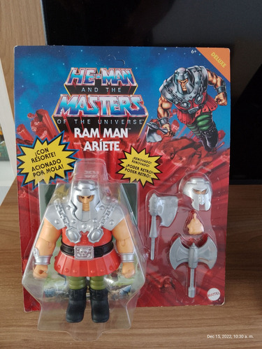 Masters Of The Universe Origins Ram Man Deluxe 