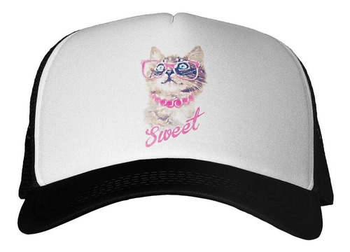 Gorra Gato Cool Anteojos Sweet