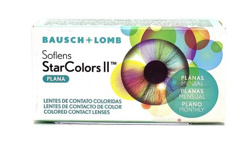 Imagen 1 de 6 de Star Colors Ii Lentes De Contacto Cosméticas Soflens Gris