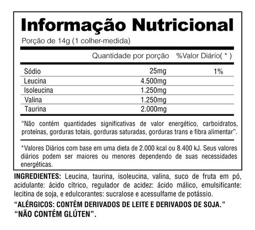 Aminolast 420g - Gaspari Nutrition - Sabores de aminoácidos