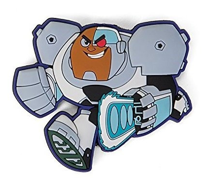 Dc Teen Titans Go Cyborg Iman De Pvc De Tacto Suave, 3  , M