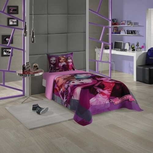 Jogo De Cama 2 Peças Monster High 4993001| Lepper