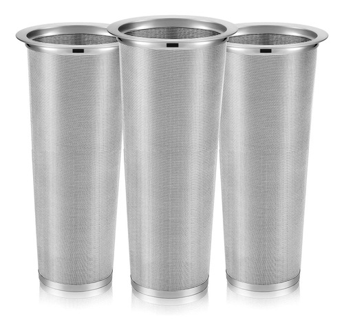 3 Filtros De Café Frío De 2 Cuartos De Galón, Filtro De Acer