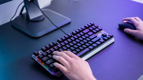 Imagen 7 de 7 de Teclado Mecanico Gamer Tkl Trust Gxt 834 Callaz Español Bk