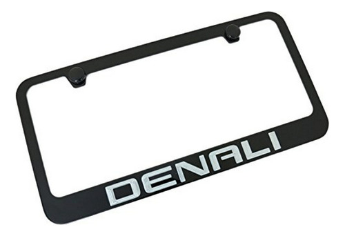 Marco De Placa De Matrícula De Metal Para Gmc Denali, Negro