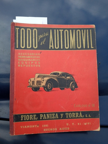 Libro Catálogo N.18 Todo P/el Automovil Catalogo Bici Repues