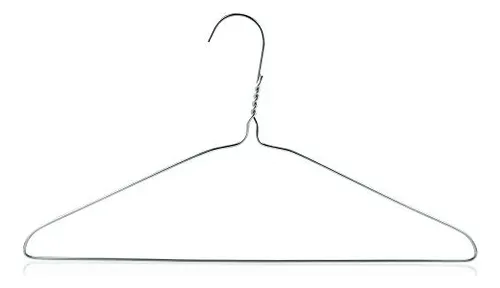Perchas De Metal Hangerworld Silver Wire Heavy Duty, Paquete
