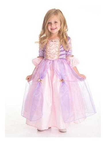 Poco Adventures Deluxe Rapunzel Niñas Princesa Traje Medio