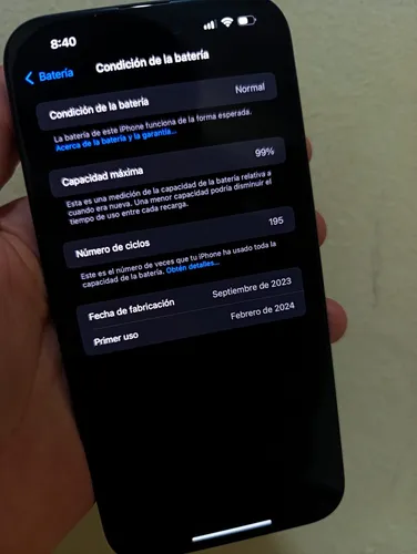 iPhone 15 Plus (128 Gb) - Negro (Usado)