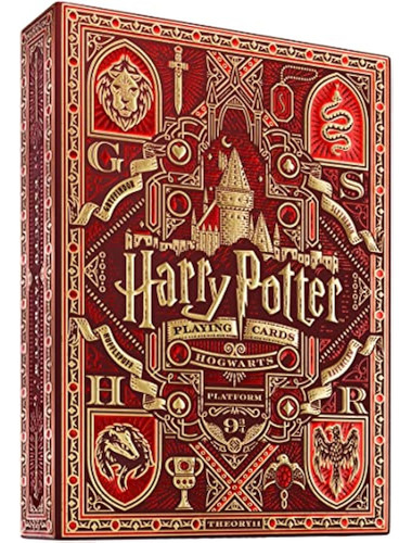 Teoría11 Harry Potter Playing Cards - Rojo (gryffindor)