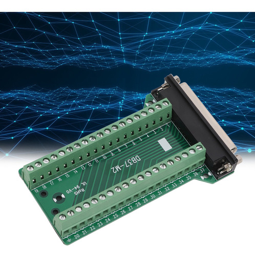 A Placa Terminal Do Conector Db37 Breakout Pcb Reto