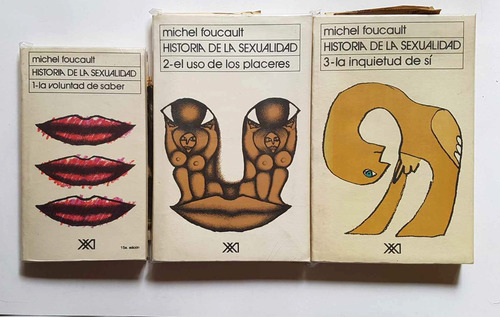 Historia De La Sexualidad, Michel Foucault, 3 Tomos