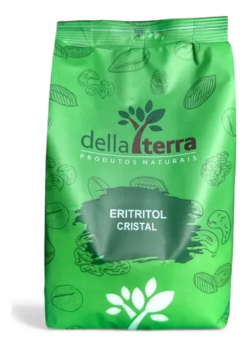 Eritritol Cristal Puro Adoçante Natural 1 Kg Della Terra