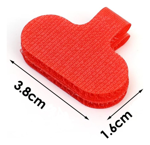 Kit 8 Tags Abraçadeira De Identificação Velcro Colorida