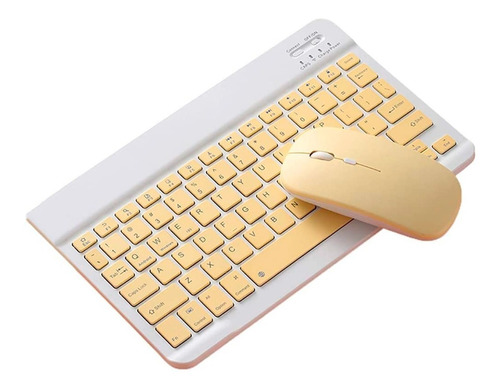 Kit Mouse Y Teclado Inalámbrico Portátil Conexion Bluetooth