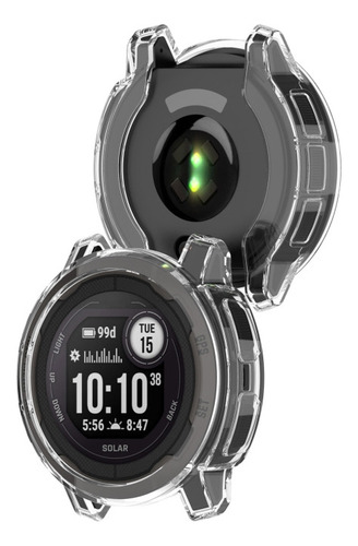 Funda De Reloj Suave De Tpu Transparente For Garmin Instinc