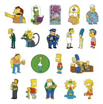 Comprar Pack 20 Stickers Calcomanias Los Simpsons Excelente Calidad