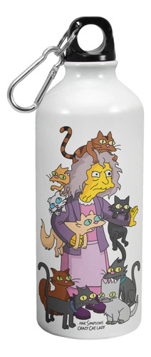 Botella De Agua Deporte Los Simpson La Loca De Los Gatos