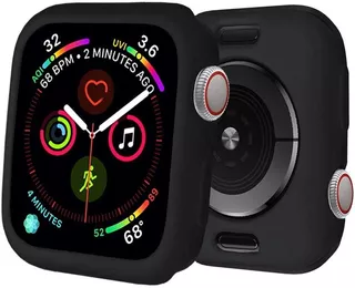 Capa Case Bumper Para Apple Watch S7 45mm E 41mm Silicone