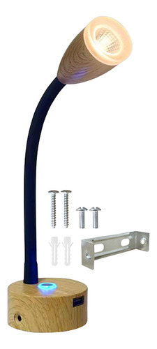 Luz De Lectura Led Rvs, Luz De Cuello De Cisne Negro