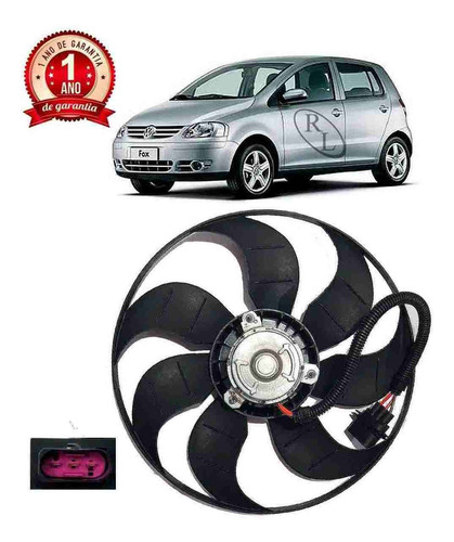 Imagem 1 de 6 de Motor E Ventoinha Radiador Fox 2004 2005 2006 2007 S/ar