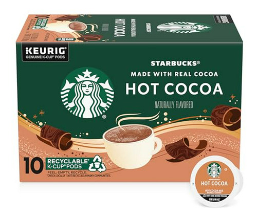 Starbucks Cacao Caliente K-cup Café Vainas De Cacao Caliente