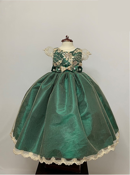Vestido Color Verde Esmeralda Para Nina | MercadoLibre 📦 Vestido Color Verde Esmeralda Para Nina | MercadoLibre 📦