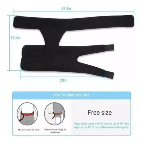 Y Faja Soporte Compresion Wrap Muslera Ciatica Ingle Cadera