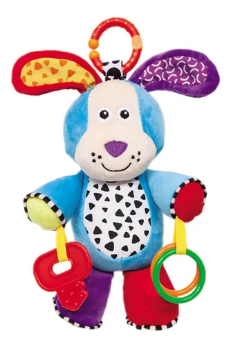 Pelucia De Atividades Com Mordedor Treme Treme Buba Cor CACHORRINHO
