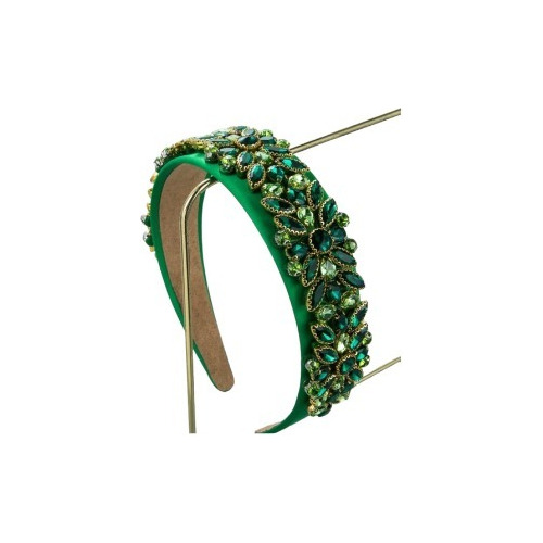 Diadema De Mujer, Diadema De Piedras, Diadema Verde, Diadema