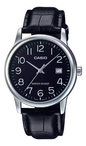 Reloj Casio Modelo Mtp-v002l-1b Caballero Original