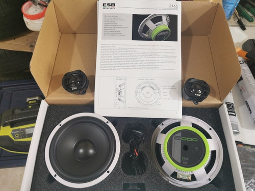 Set Medios 2 Vías 6.5 Esb Duemila 2.6k2 Hertz Morel Jl Audio