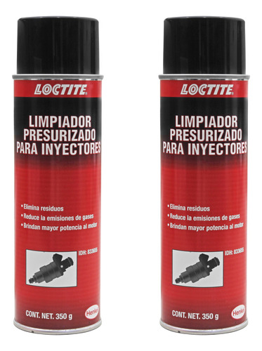 2 Limpiador Para Inyectores Presurizado En Aerosol Loctite