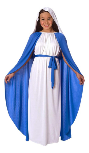 Disfraz De Morph Virgen María Para Niñas Traje De Santo Pers