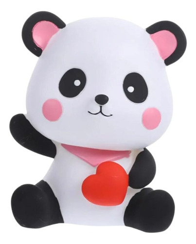 Alcancía Infantil De Panda Diseño De Niña Y Niño 18x13cm 