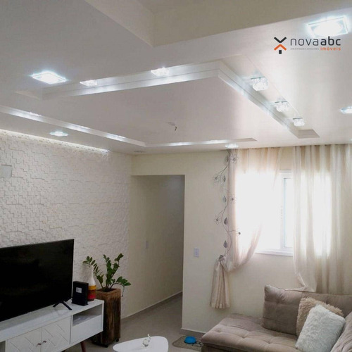 Imagem 10 de 30 de Cobertura Com 2 Dormitórios À Venda, 53 M² Por R$ 500.000 - Vila Alzira - Santo André/sp - Co1127