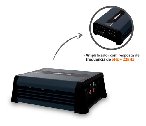 Amplificador Digital Evo 4.0 Soundigital Módulo Com 4 Canais