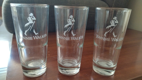 3 Vasos H.b. Whisky Johnnie Walker 350 Mls Colecciónable 
