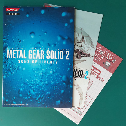 Metal Gear Solid 2 Sons Of Liberty (ps2 Original Japonés)