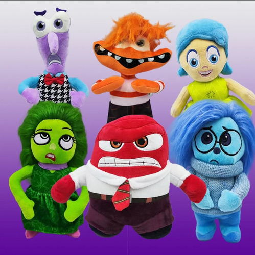 Bonecas Heads Up Dolls Inside Out Brinquedos De Pelúcia Emoj