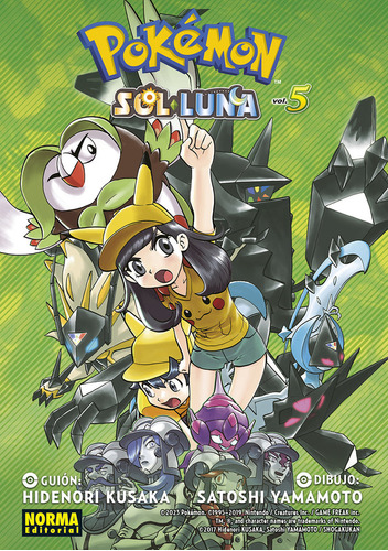 Libro Pokemon Sol Y Luna 05 - Hidenori Kusaka
